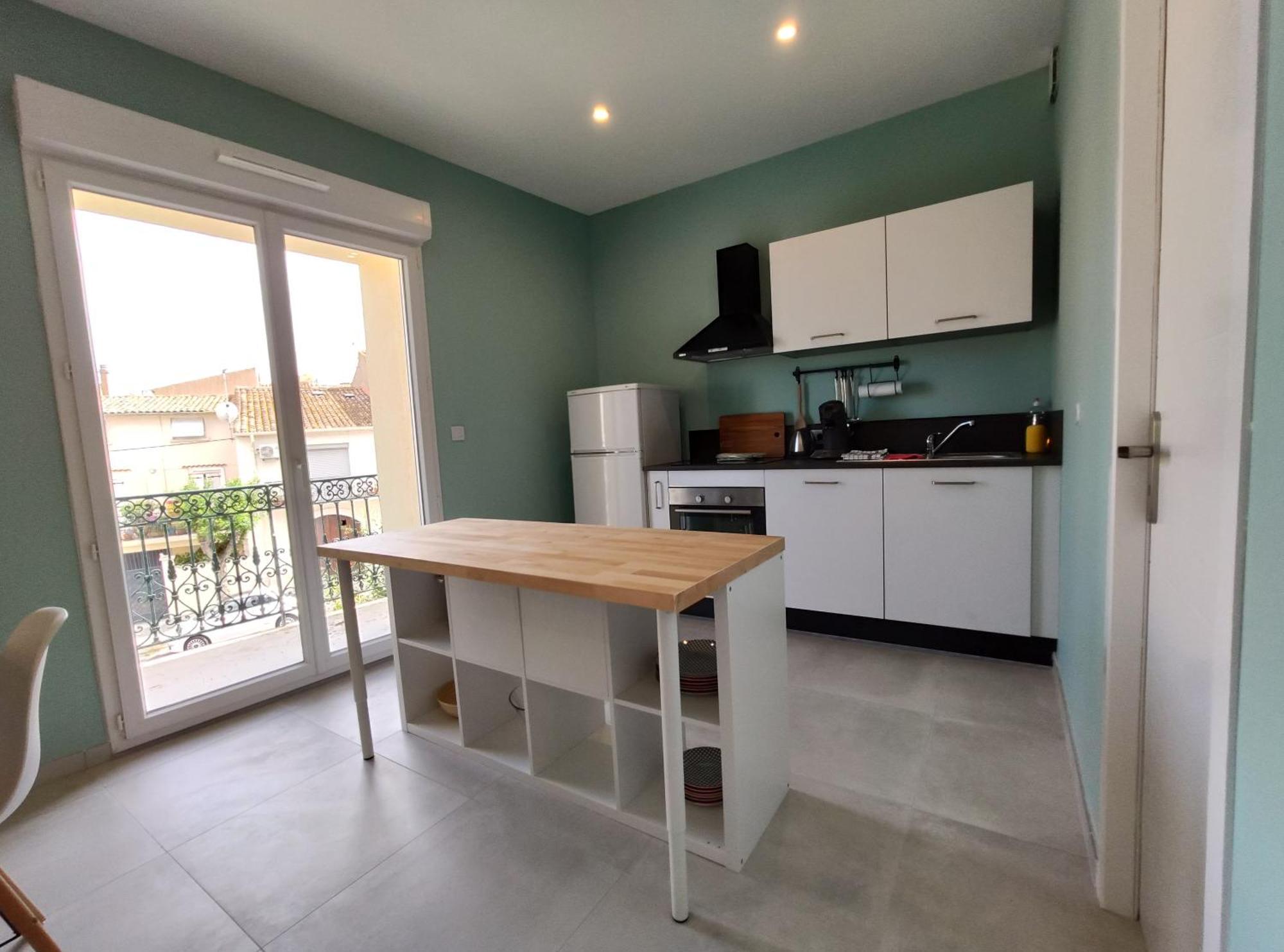 شقة Colormix 3 Etoiles - 95M2 Plein Centre - Ensoleille Climatise Mèze المظهر الخارجي الصورة